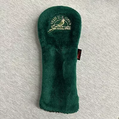 Vintage 101st US Open Southern Hills Head Cover 2001 AM&E - Green - • $17.99