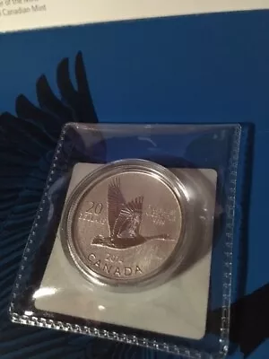 2014  Canada Goose Fine Silver Coin /7.96 G/ 20 Dollar / Royal Canadian Mint COA • $22.95