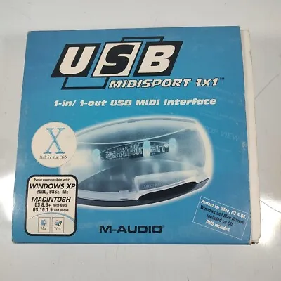 USB MIDISPORT 1X1 1-in/1-out USB MIDI Interface  • $29.99