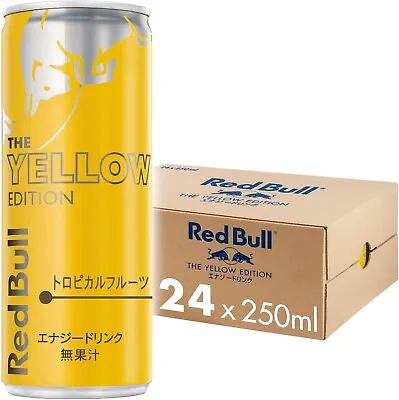 Red Bull Energy Drink YELLOW Edition Tropical Fruits Flavor 250mx24 Bottles Cool • $118