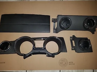 2005 To 2009 Ford Mustang Black Cluster Bezel Dash Vents Cover Trim Set • $210