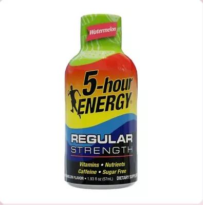 5-hour ENERGY Shot Regular Strength Watermelon 1.93 Oz 30 Count Exp 01/24 • $42.85