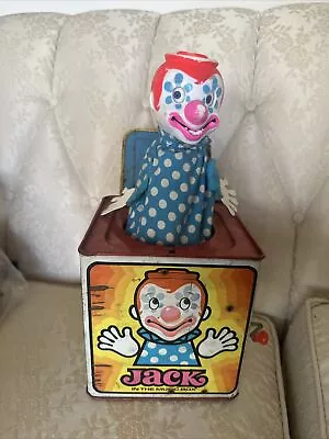 Vintage Jack In The Music Box Clown Wind-Up Mattel For Parts • $12