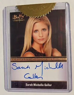 Sarah Michelle Gellar - Buffy The Vampire Slayer Autograph Trading Card • $650