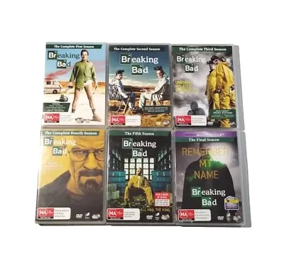 Breaking Bad Season 1 2 3 4 5 6 Complete Series Primetime Drama DVD LOT R4 VGC • $40