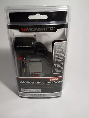Monster I Motion Car Play Direct Cable Connect 3000 IPod IPhone IPad Black • $7.99