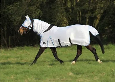 SALE MESH HORSE FLY RUG  FREE Face Mask Jump Combo Full Neck  Anti Rub Lining • £23.95