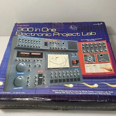 Electronic Project Lab 300 In One Kit Radio Shack Science Fair Cat 28-270  Parts • $43.50