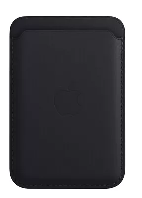 Apple Leather Wallet With MagSafe (for IPhone) - Black (1st Generation) • $20.99