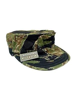 USMC Vietnam Tiger Stripe Type II Utility Cap 2 Ply Without Top Stitch • $19.99