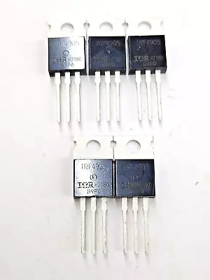 IRF4905 Transistor IRF4905PBF MOSFET FET P-Channel 55V 75A 200W 5pcs • $4.95