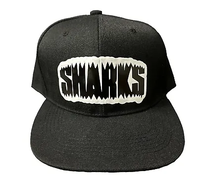 NEW Custom Retro Vintage San Jose Sharks Chomp Bite Hat Snapback Cap • $24.99