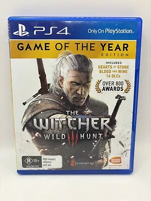 The Witcher 3: Wild Hunt - Game Of The Year Edition - Sony PlayStation 4 PS4 • $18.99