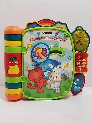 $11.95 • Buy Vtech Rhyme And Discover Story Book Electronic Light Up - Works! 