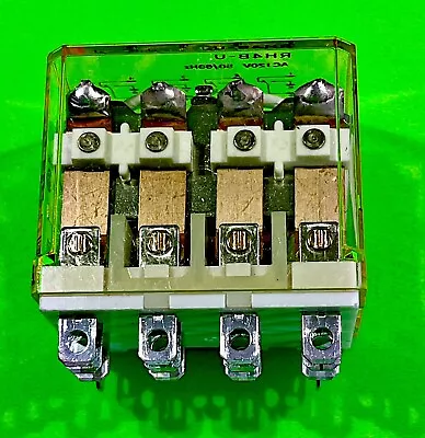 IDEC RH4B-U - 24 VAC Coil - 4 Pole Relay • $19.95