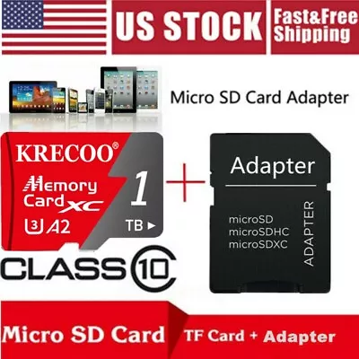 Micro SD Card 64GB 128GB 256GB 1TB Class 10 SDXC Ultra Memory Card Wholesale Lot • $9.19