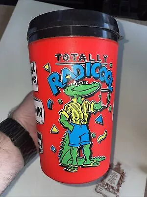 HTF Vintage 1990s Casey Radicool Alligator Summer Mug 34 Oz Aladdin Insulated • $50