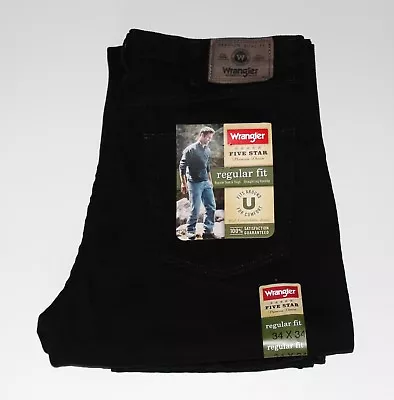 Wrangler Regular Fit Jeans Men’s Sizes Five Colors FREE INTERNATIONAL SHIPPING • $49.99