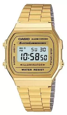 PREORDER Casio Gold Classic Digital Watch A168W Gold Design Unisex Retro Vintage • $39.99