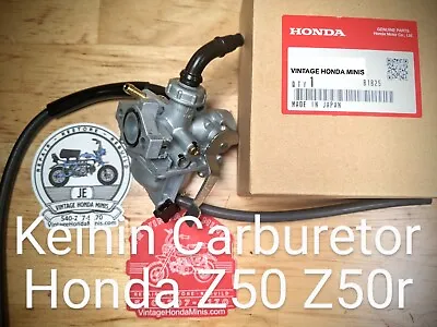 Carburetor - OEM Honda Keihin Japan - For The Vintage Z50a Z50 Z50r Mini Trail • $164