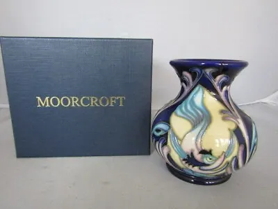 £155 • Buy Moorcroft Boxed VASE In The MOROCCAN MYTHS Pattern Issued 2005 Perfect + Box