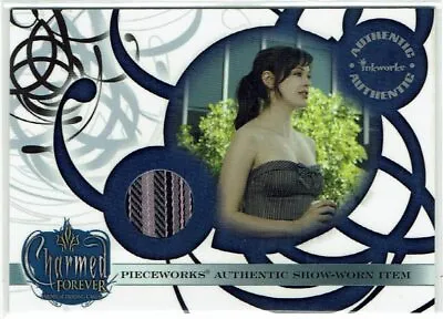 Charmed Forever Pieceworks Costume Card PW3 Rose McGowan As Paige (Top) • £39.99