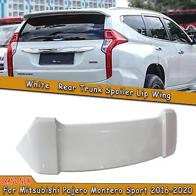 1pc White For 2016-2020 Mitsubishi Pajero Montero Sport Rear Trunk Spoiler Wing • $156.38