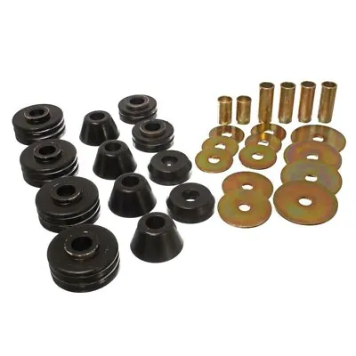 Energy Suspension Polyurethane Body Cab Mount Set Black For Chevy C10 3.4109G • $83.90