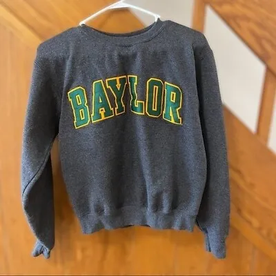 $50 • Buy Champion Baylor Crew Neck Sweat Shirt Pullover Vintage Size Small