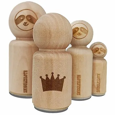 Crown King Queen Princess Rubber Stamp For Stamping Crafting Planners • $5.99