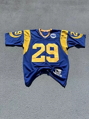 Mitchell & Ness NFL Throwbacks 1985 29 ERIC DICKERSON Los Angeles Rams Jersey • $150