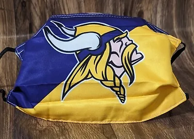 Minnesota Vikings Football Adult Facemask With Filter Pocket • $7.50