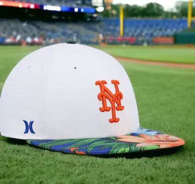 New York Mets MLB Baseball Hurley 47 Paradise Captain Snapback Hat New Fast Ship • $39.99