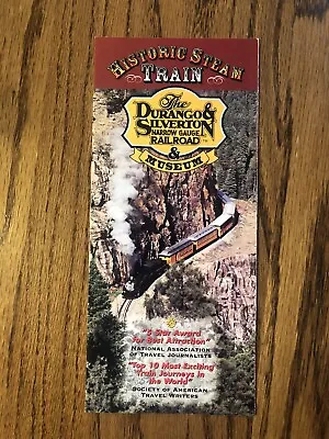 $10 • Buy Vintage Durango & Silverton Narrow Guage Railroad & Museum Brochure Colorado