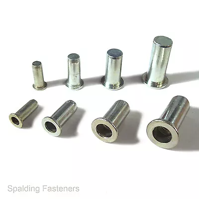 £2.29 • Buy Closed End Sealed Riv Rivet Insert Nuts M5 M6 M8 M10 Metric Zinc Steel Solid