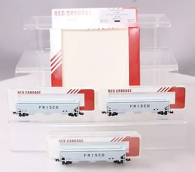 Red Caboose RN-15625 N Scale Frisco PS-2 Covered Hopper 3-Pack NIB • $50.49