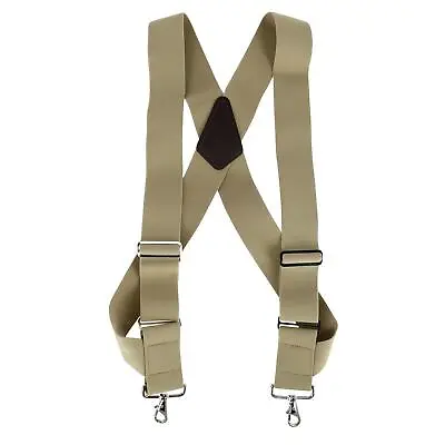 New CTM Men's Elastic Side Clip Metal Swivel Hook Trucker Suspenders • $24.94