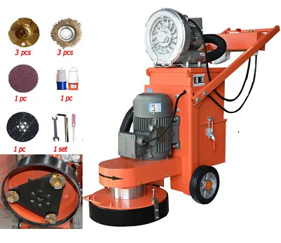 Heavy Duty Dust-free Concrete Floor Grinder And Polisher With Fan 14  Disc 220V • $1382.25
