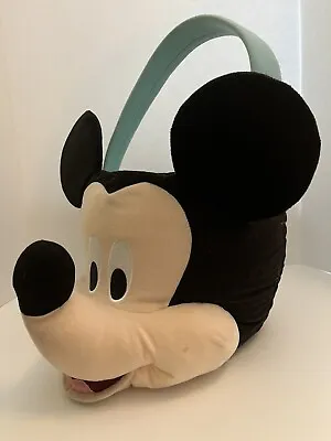 Disney Mickey Mouse Head Jumbo Easter Halloween Basket Or Planter 16  Tall • $9.99