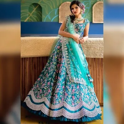 New Wedding Bollywood Lehenga Indian Designer Pakistani Party Wear Lengha Choli • $59.99