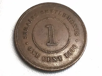 £9.99 • Buy Malaysia Straits One Cent 1876, See Pics.