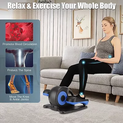 Under Desk Elliptical Machine Electric Pedal Bike Exerciser Trainer Home Office& • $139.99