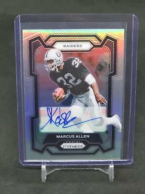 2023 Panini Prizm Marcus Allen Silver Prizm Auto Oakland Raiders By2 • $14.50