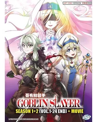 Goblin Slayer Season 1+2 Vol.1-24 End + Movie English Dubbed SHIP FROM USA • $36.74