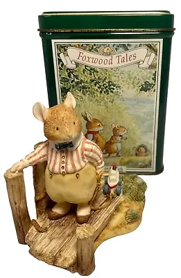 Villeroy & Boch Foxwood Tales Picnic At Foxwood 5 Harvey Mouse And Tin READ • $24.99