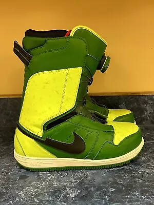 Nike SB Vapen BOA Snowboard Boots Mens Size 8 Womens 9 Fortress Green 586531-301 • $175