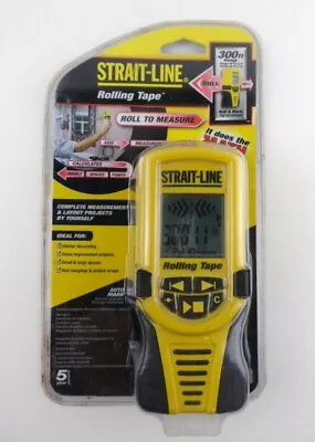 Strait-Line Electronic Rolling Tape Roll To Measure 300’ It Does The Math • $12.75