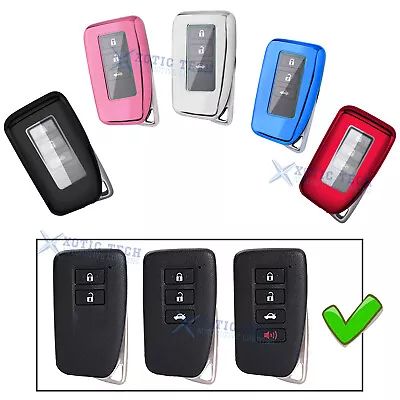 Soft TPU Full Protect Smart Remote Control Key Fob Cover For Lexus NX RX 250 GS • $8.99