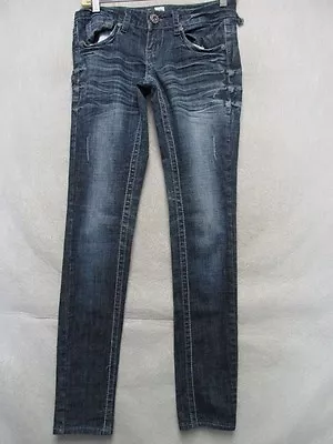 A7258 H2J Stretch High Grade Skinny Jeans Women 29x30 • $16.99