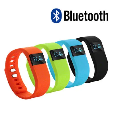 Bluetooth Smart Bracelet Fitbit Style Sports Fitness Watch Pedometer Tracker AU • $11.95